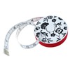 hoechstmass Balzer 80244D Tape Measure Rollfix Decor with Black Flowers