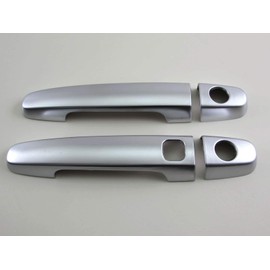 BRIGHTZ RAV4 L ACA20W ZCA25W Door Handle Cover Knob Satin Silver [COR-NOBU-FA-A1B1C2D0] ACA20 ZCA25 ACA ZCA A20 A25 20 25 Love For Love Four 28670