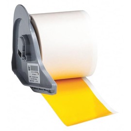 Brady M71C-2000-581-YL 1.5m Length x 2" Width, Yellow B-581 Repositionable Vinyl Tape for BMP71 Label Printers