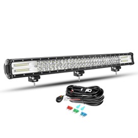 Willpower 28 Inch 396W Led Light Bar with Wiring Harness Spot Flood Combo Beam Fog Work Lamps Driving Offroad Lights for 4x4 Truck Tractor Boat Car ATV UTV SUV 12V 24V