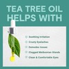 Tea Tree Eyelid Cleanser Wipes - 30 Single-Use Towelettes -