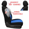 Tapha Universal Car Seat Covers Full Set - Front and
