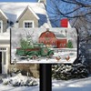 Briarwood Lane Christmas on The Farm Mailbox Cover