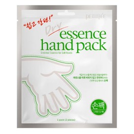 Petitfée - Dry Essence Hand Pack - Neuer Maniküre Beautytrend 2016 - Trockene Handmaske mit Aloe Vera - Handmassage - Handschuhemaske
