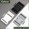 AERZETIX - 6er-Pack Schnallen, Schnellverschluss-Clips für Rucksäcke - 40 mm