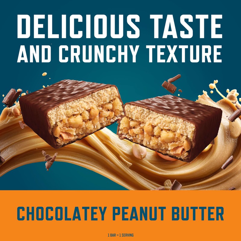 CLIF BUILDERS Protein Bars - Chocolate Peanut Butter Flavor -