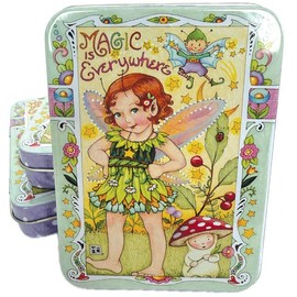 Mary Engelbreit Everyday Fairy Stickers in a Tin Stickers by Violette Stickers for Collecting, Trading and Crafting: Scrapbooking, Cards, laptops, Water Bottles, Card Making, Bullet journaling.