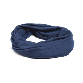 Engel Natural Tube Scarf 70% Wool 30% Silk for Men and Women, navy
