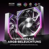 AsiaHorse RGB PC Fan 140 mm Reverse Case Fan [HDB]
