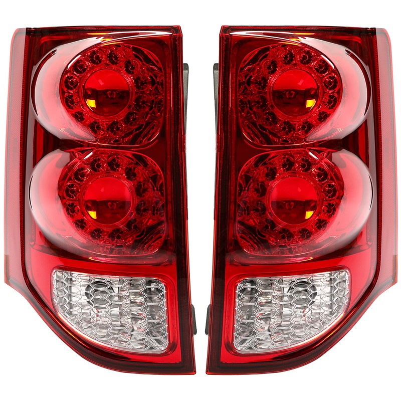 HECASA Pair LED Tail Light Compatible with 2011-2020 Dodge Grand