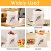 Natural Linen Bread Bags,2 PCS Reusable Bread Storage Bags Eco