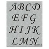 Stencil1 Corsiva Font Stencil 2" Letters - Reusable Premium Quality