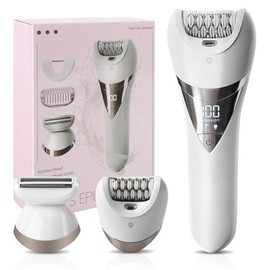 Depiladora para mujer, depiladora inalámbrica, depiladora para piernas, axilas, recortadora de brazos, afeitado y depilación, cabeza ancha para depila