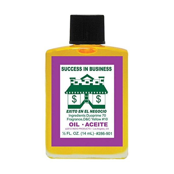 (1Pack) Indio Products Spiritual Anointing Oil- Success/Business 1/2oz