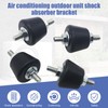 4 PCS Anti Vibration Silentblock, Rubber Bearings,Anti-Vibration Bracket,M8 Universal Air