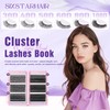 Sixstarhair Cluster Lashes Kit 580Pcs Individual Eyelashes with Bond and