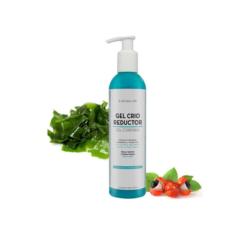B NATURAL SPA Gel Crio Reductor Estilizante, Masaje, Vendas Fras