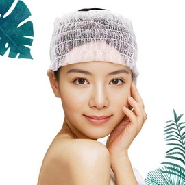 Cost-Effective Disposable Non-Woven Facial Cleansing Headband 10P (M13342) 10 Pieces 4ea