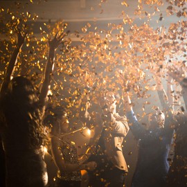 Confetti, Party Popper, 30 cm, Gold, 5 m Effect Height, Confetti Shooter, Confetti Cannon, Confetti Cannon for New Year's Eve, Birthday, Private Parties, Private Parties, Confeti, Confetti (4)