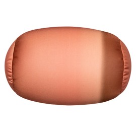 FABSKIY Squishy Microbead Neck Pillow, 7Inch x 12Inch Soft Travel Body Bed Pillow Bean Pillow for Kids Adult Chair Sleeping Car Seat, Fun Dormroom (Brown Colorful)