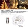 LED Ball String Lights USB Interface 8 Light Modes Warm