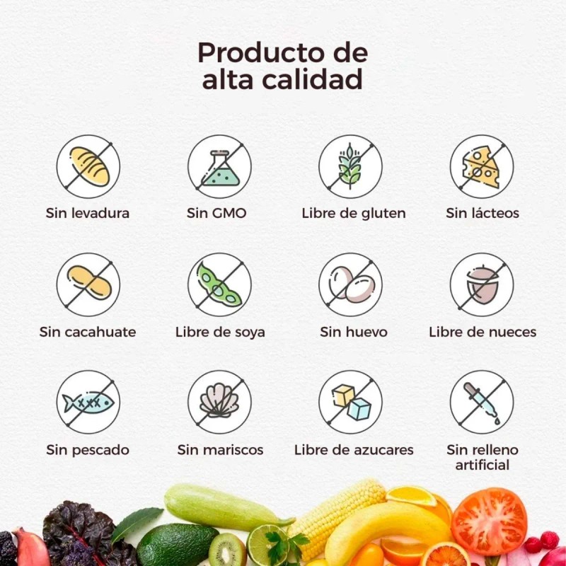 Probióticos 120 Billones 30 Cápsulas Sin Sabor
