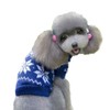 Pet Dog Ugly Christmas Sweater Blue Holiday Winter Puppy Knitwear