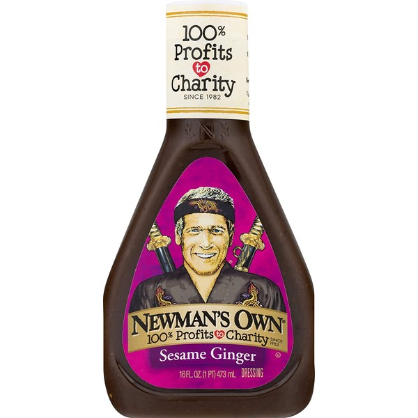 Newman's Own Sesame Ginger Salad Dressing, 16 oz