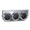 Domary 52MM Oil Pressure Celsius Water Temperature Gauge Voltmeter Chrome