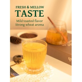 TeeLux Tartary Buckwheat Tea, Roasted Buckwheat Loose Leaf Tea, High Mountain Buckwheat Groats, Caffeine Free, Natural, 14oz/400g