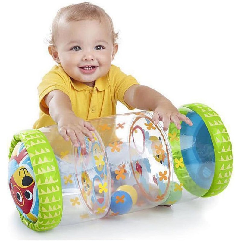 Rodillo para Gatear para bebé, Inflable de PVC con Bolas