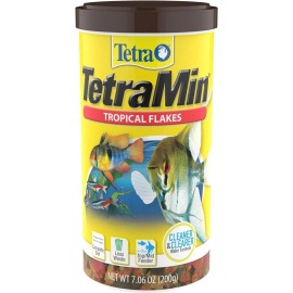 Tétra TetraMin Tropical Flakes 7.06 Ounces, Nutritionally Balanced Fish Food
