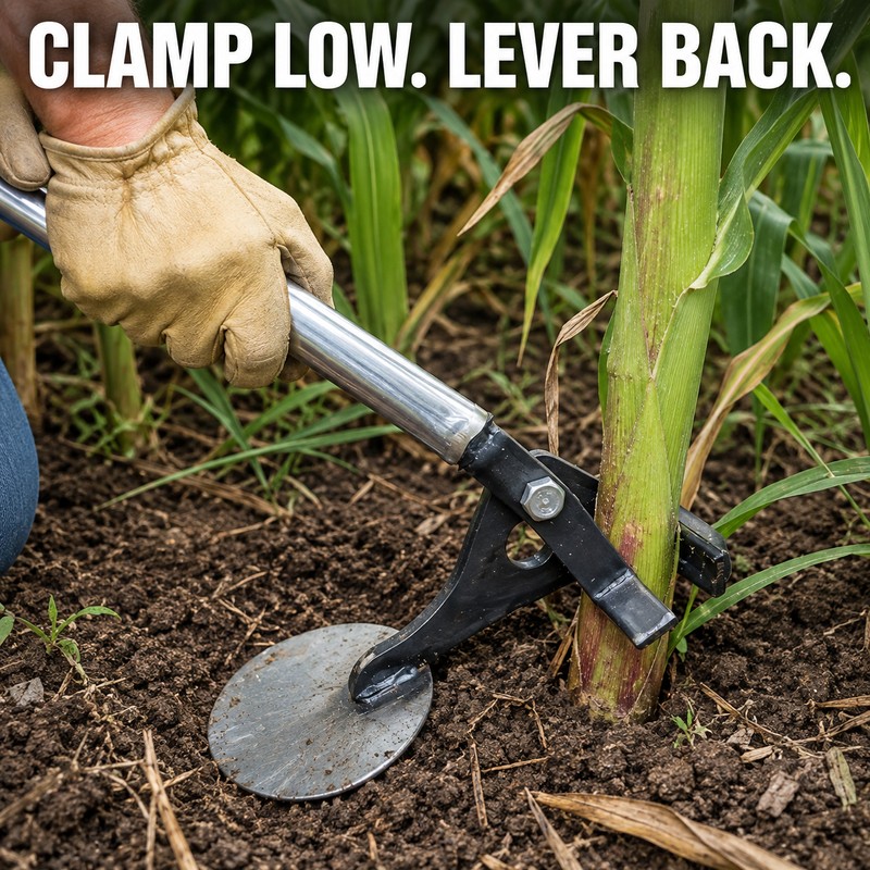 Multifunctional Manual Root Puller Tool for Corn, Cotton, Eggplant, Chili