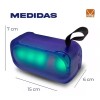 Maíz 5pzs Bocina Bluetooth Recargable Inalambrica Fm Luz Led