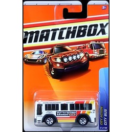 Matchbox 2010 City Action 67 of 100 City Bus (White)