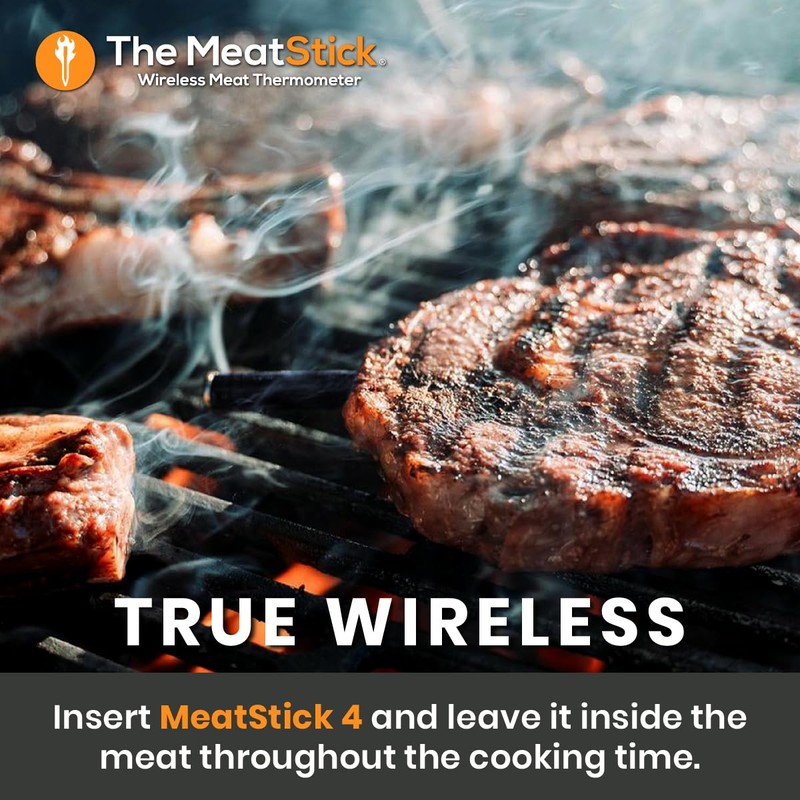 MeatStick 4 (One-Probe Set) | Quad Sensors Smart Wireless Meat