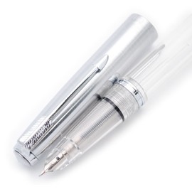 czxwyst 601 Steel Cap Vacumatic Fountain Pen (transparent-2)