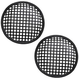 AERZETIX - C66077 Set of 2 Protective Nets for Speakers/Subwoofer Housing - Diameter 172 mm - Colour Black - Music Car Sound Speaker
