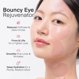 TEREZ & HONOR Peptide Collagen Under Eye Patches: Hydrogel Mask for Puffy Eyes Dark Circles