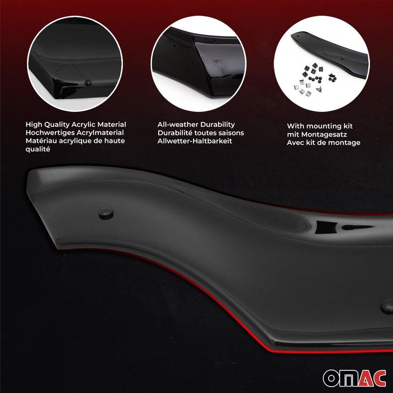 OMAC Front Bug Shield Hood Deflector for Toyota Corolla 11.gen