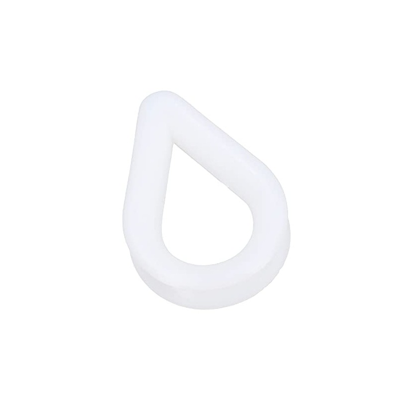 10pk White Nylon Rope Splice Thimble 10mm Rope Spliced Boat
