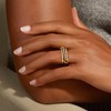 JINEAR 14K Gold Stackable Rings for Women Non Tarnish Dainty