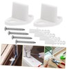 Ciieeo 2pcs Barn Door Guide Stopper Floor Track Stop Supply