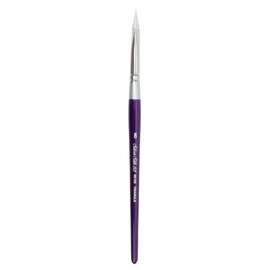 Silver Brush Limited 8815S Silver Silk 88 Triangle Brush for Watercolour, Gouache, and Acrylic Paint, Size MD, Short Handle