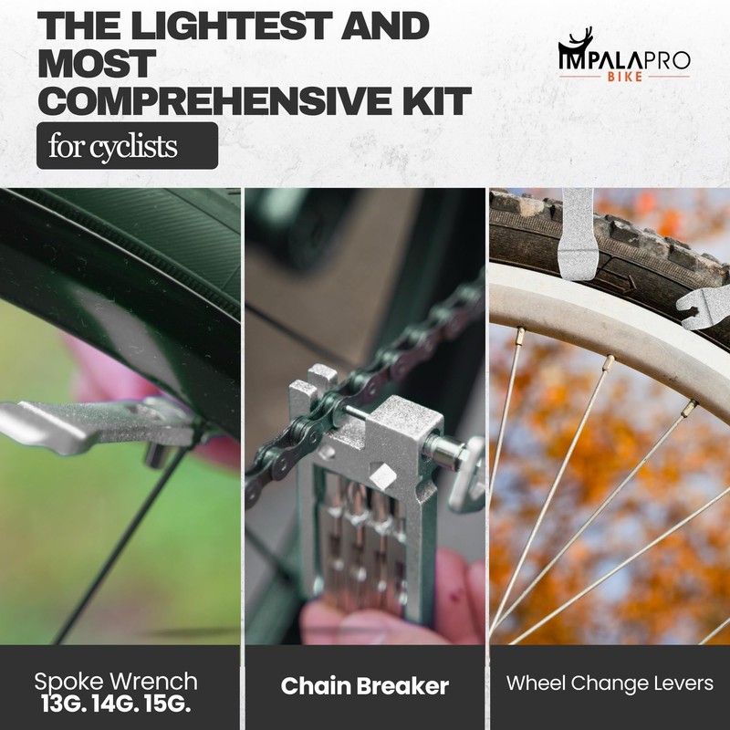 IMPALAPRO Bike Tool Kit Set 20 in 1 Compact and