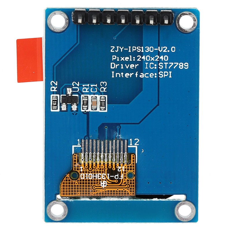 1..3 Inch IPS Color LCD Display Module 240x240 3.3V SPI