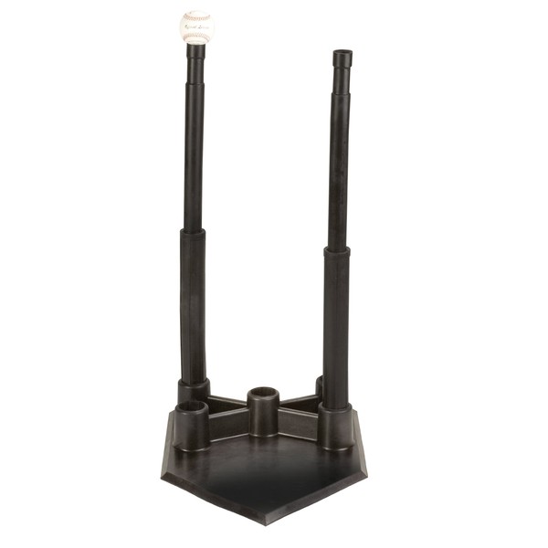 Champion Sports Deluxe 5-Position Batting Tee - Mounted Adjustable Telescopic