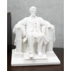 Seated Abraham Lincoln Figurine 8" H Lincoln Memorial Sculpture 16th