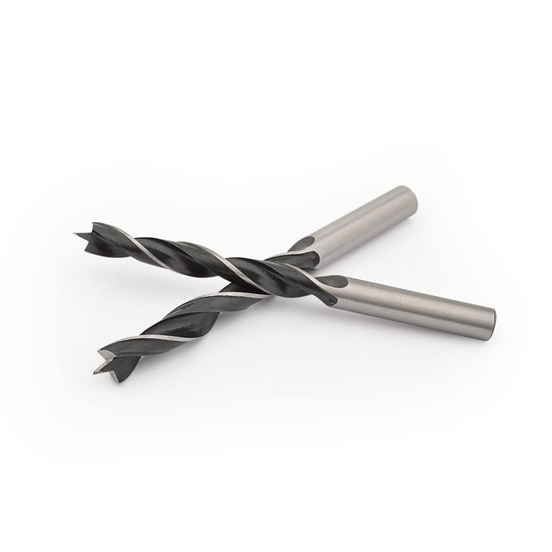 Gunpla 8pcs Wood Drill Bits Set, Carbon Steel Twist Brad