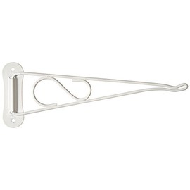Mintcraft GB0213L Britan 0213L Swivel Hanging Planter Bracket, 10-Inch White Metal